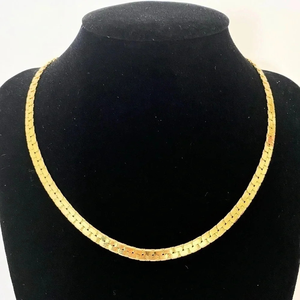 18k Gold Plated 16” Necklace